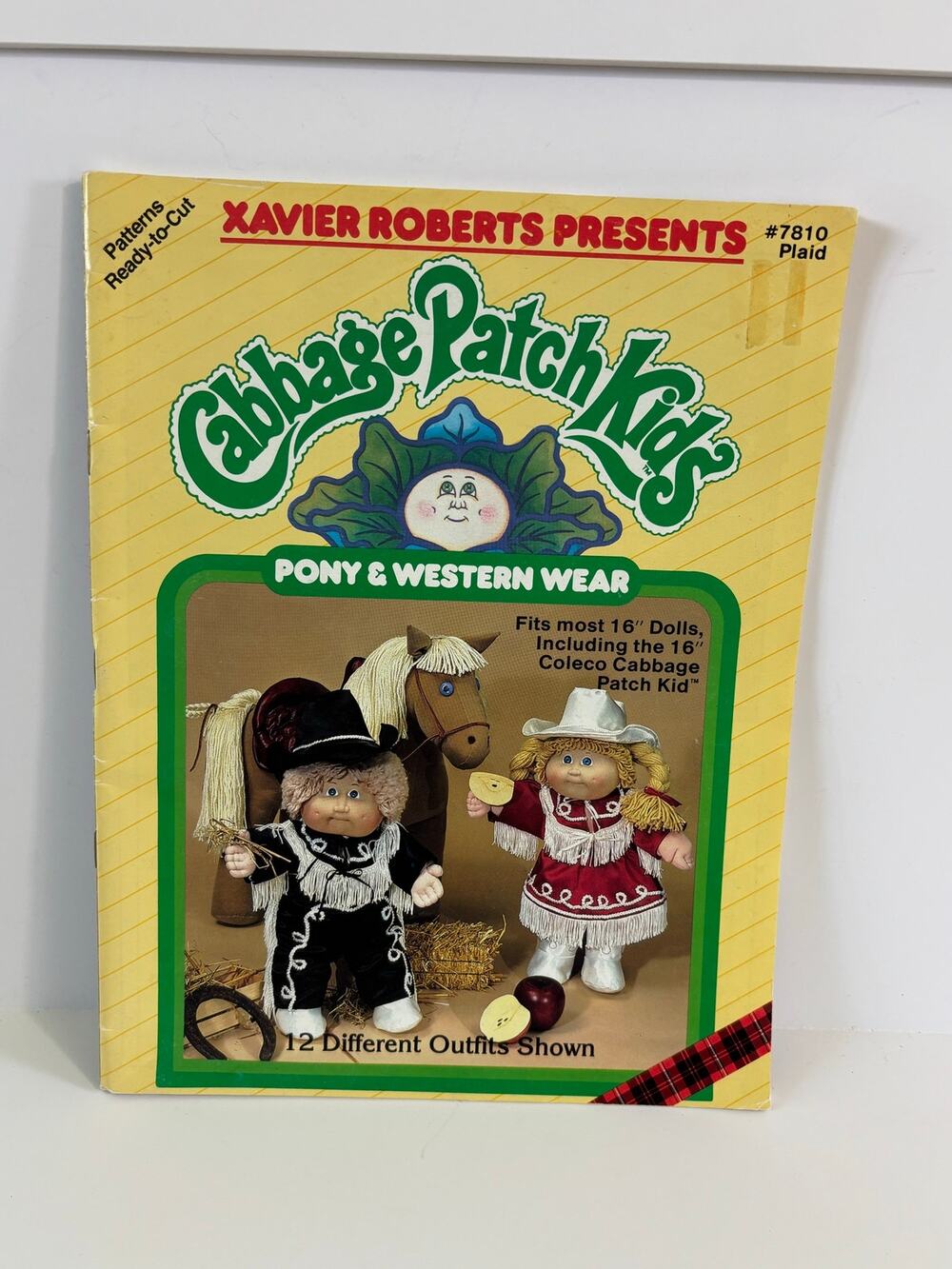Vintage Cabbage Patch Kids Pony & Western Wear Clothing Pattern